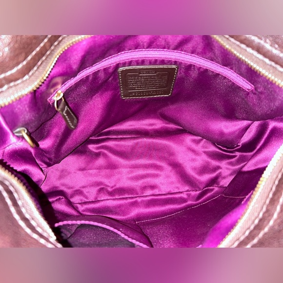 Coach Brown and Black Signature Bag - Picture 9 of 12